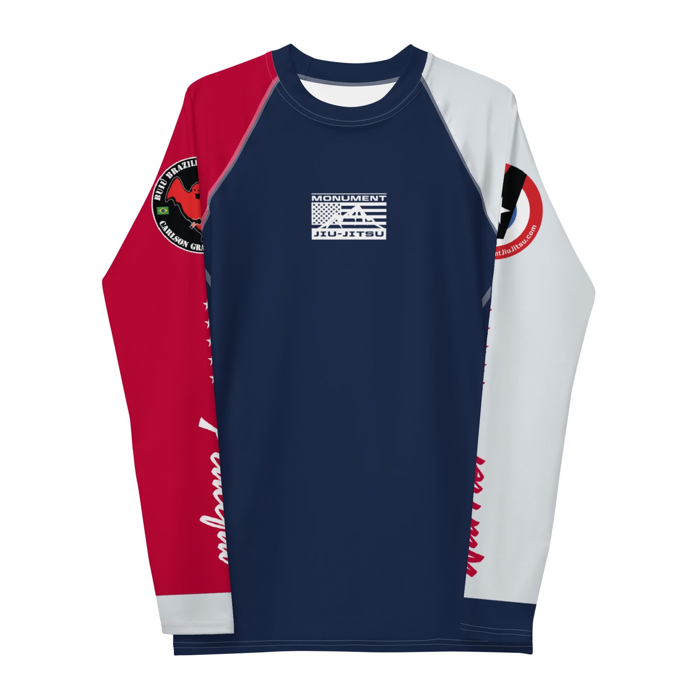 Stars and Stripes Peaceful Warrior Rash Guard