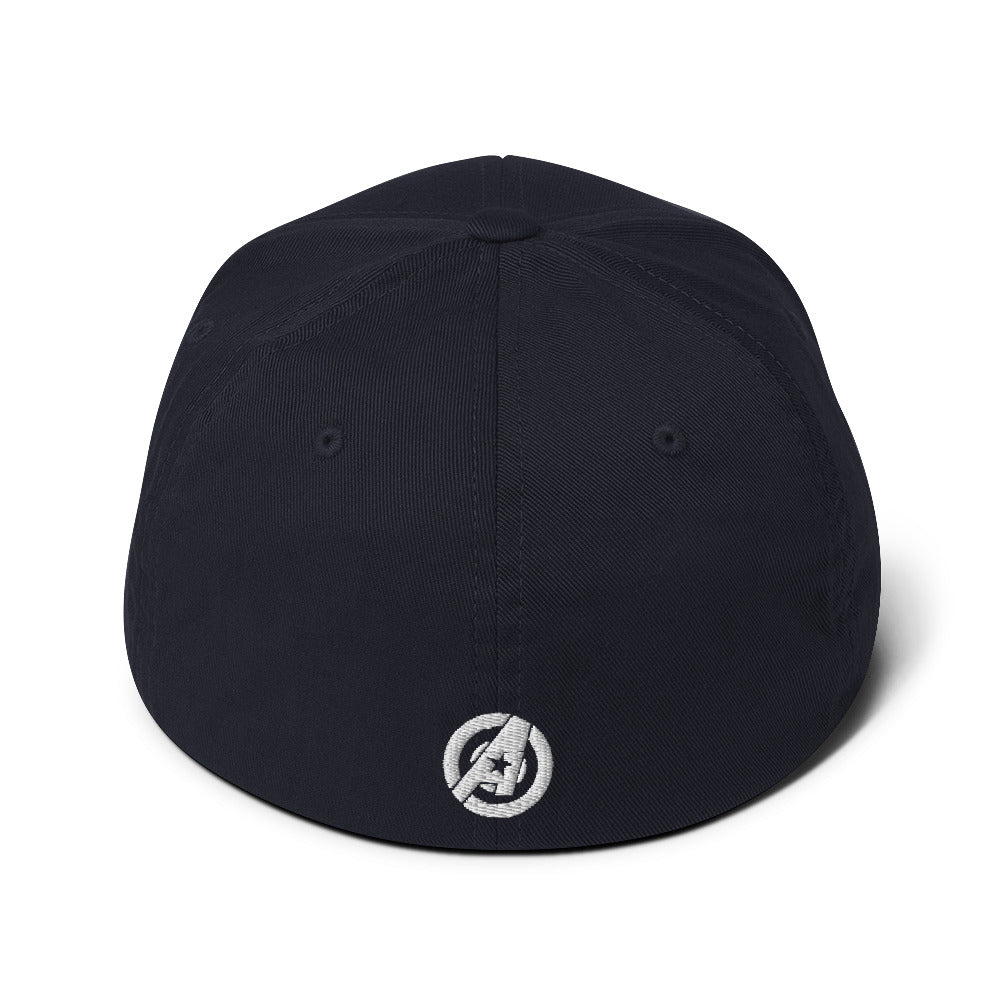 Monument Jiu-Jitsu Flexfit Cap - Dark Navy