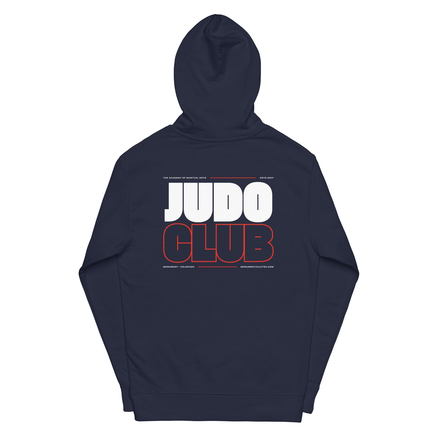 Ippon! Navy Blue Unisex Midweight Hoodie