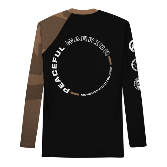 Men's Rash Guard - Brown