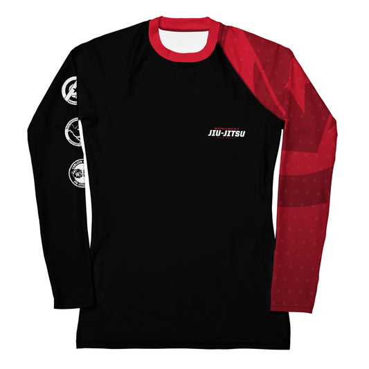 Women's Rash Guard - Red