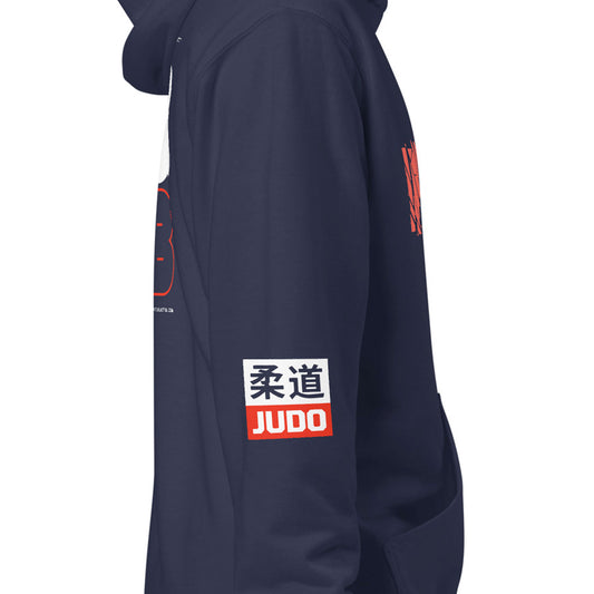 Ippon! Navy Blue Unisex Midweight Hoodie